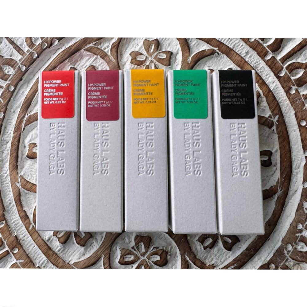 Haus Labs by Lady Gaga Hy-Power Pigment Paint 5-Piece Set BNIB